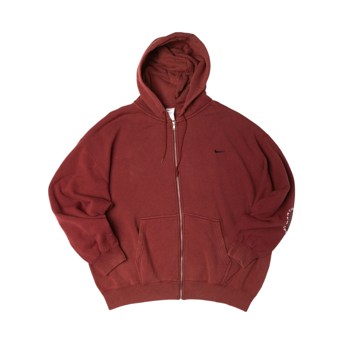 나이키 x 마틴 로즈 풀집 후드 팀 크림슨 (HM9029-613)(Nike x Martine Rose Full-Zip Hoodie Team Crimson (HM9029-613))