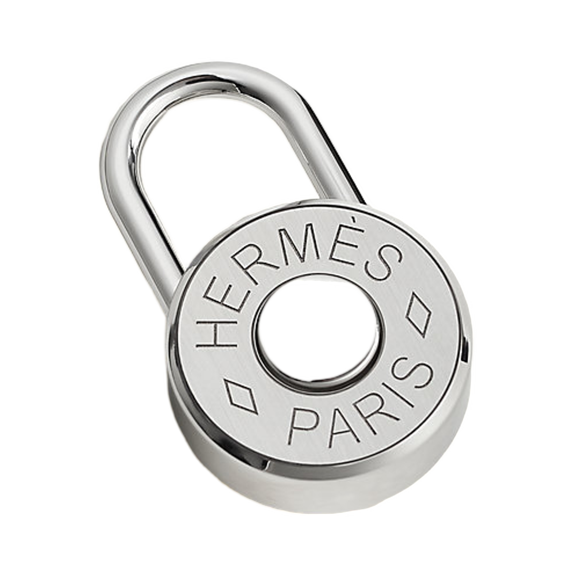 H100125FJ00 Hermes Clou De Selle Key Ring Palladium