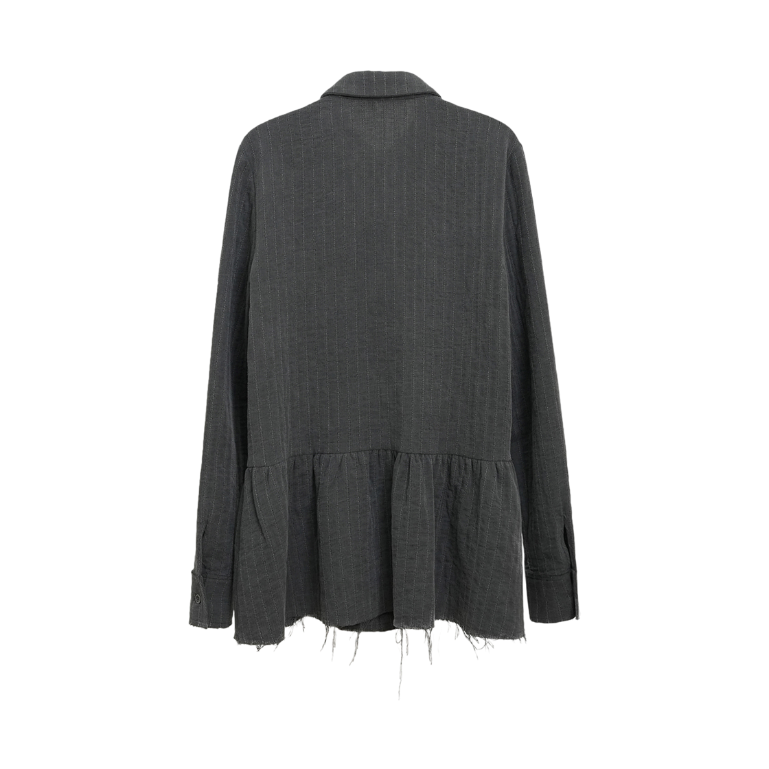 리히트 빈티지 셔링 셔츠 차콜(Reheat Vintage Shirring Shirt Charcoal) - 2