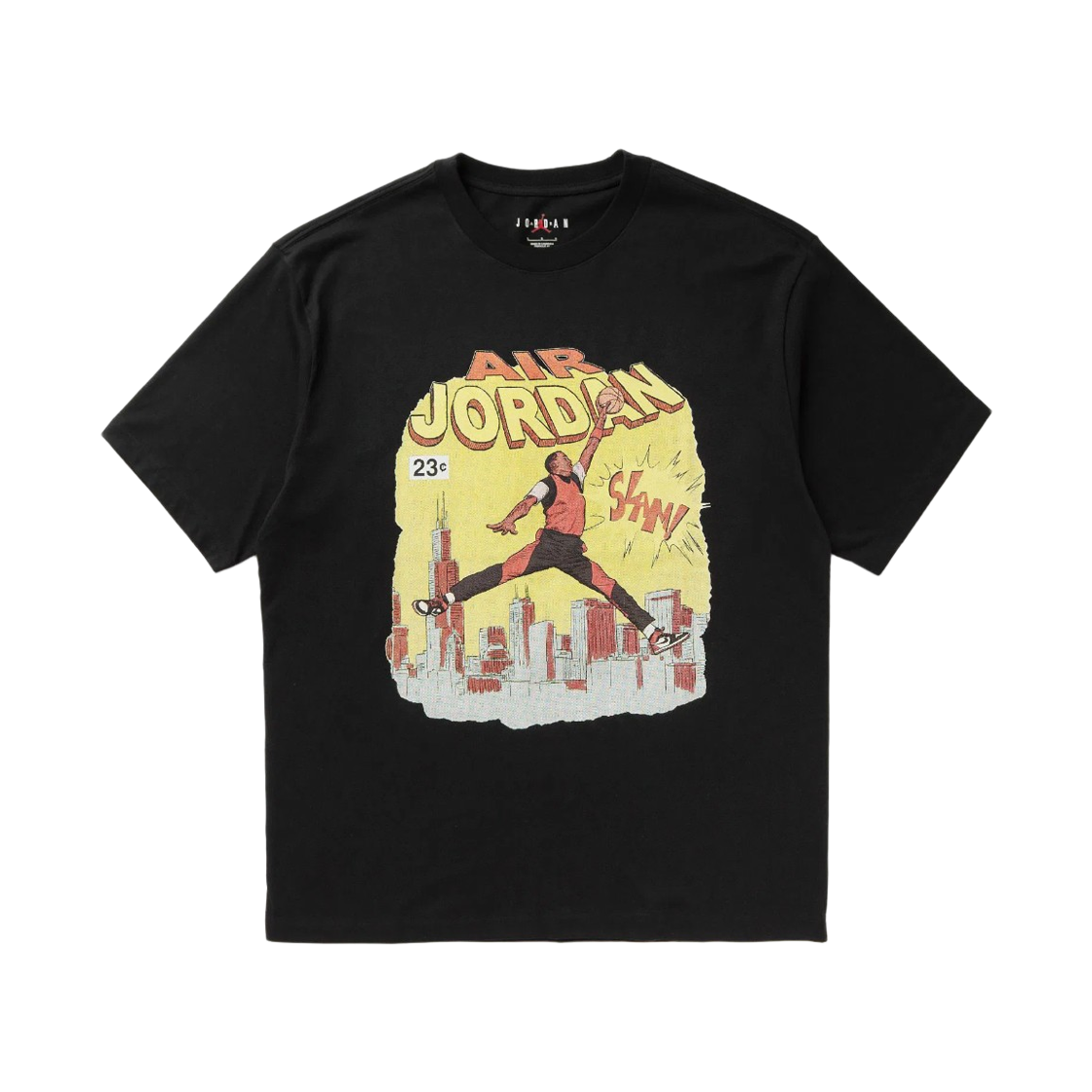 IF0784-010 Jordan Comic T-Shirt Black White