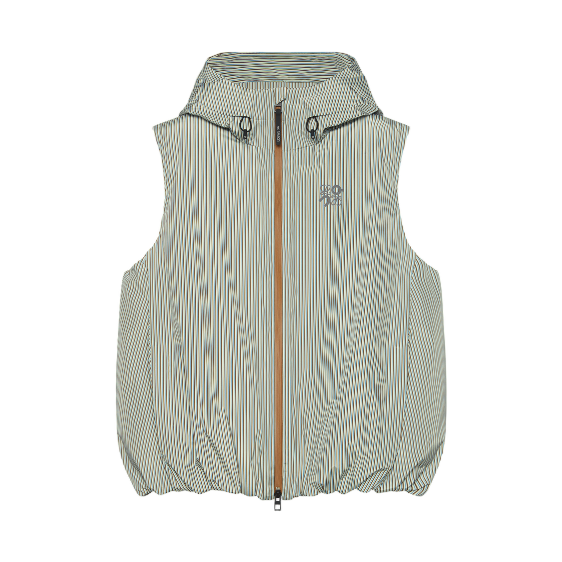 1UF10694535 Loewe x On Running Puffer Vest Beige Blue