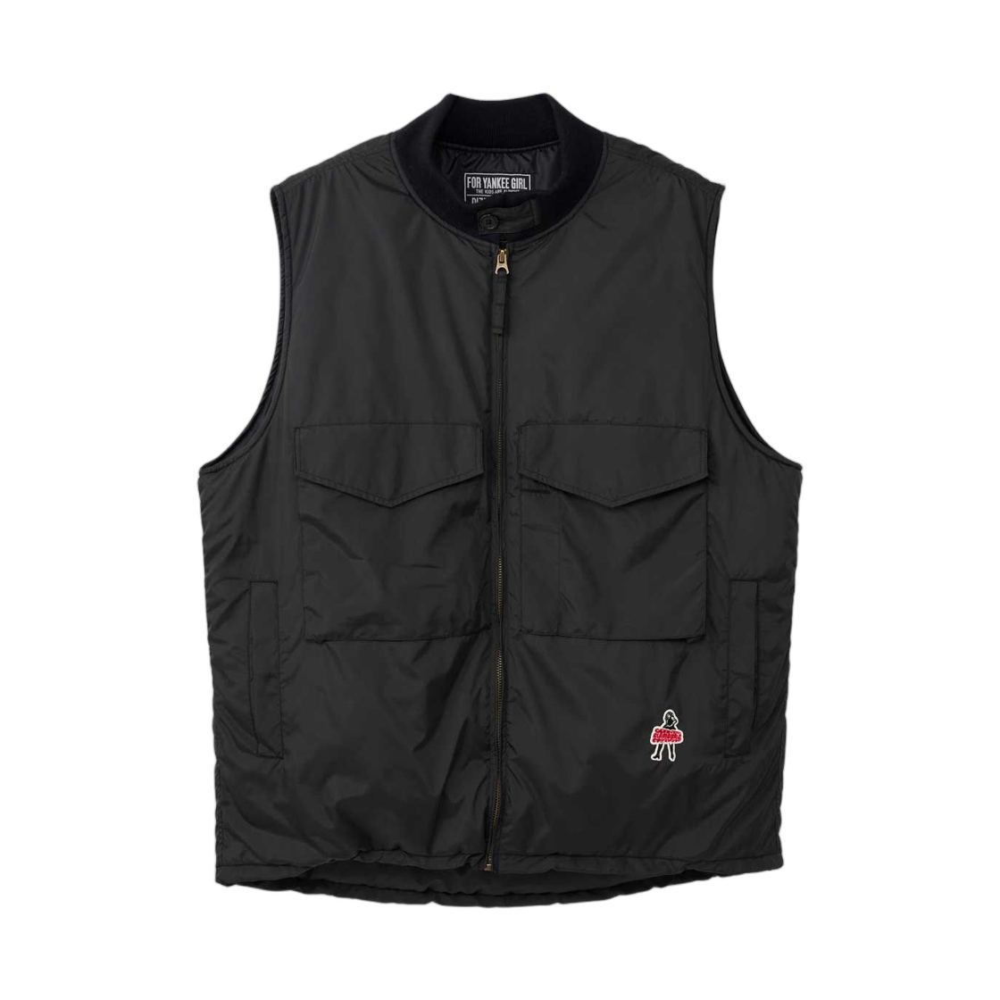 02253AV02 Hysteric Glamour Vixen Girl Patch G-8 WEP Vest Black