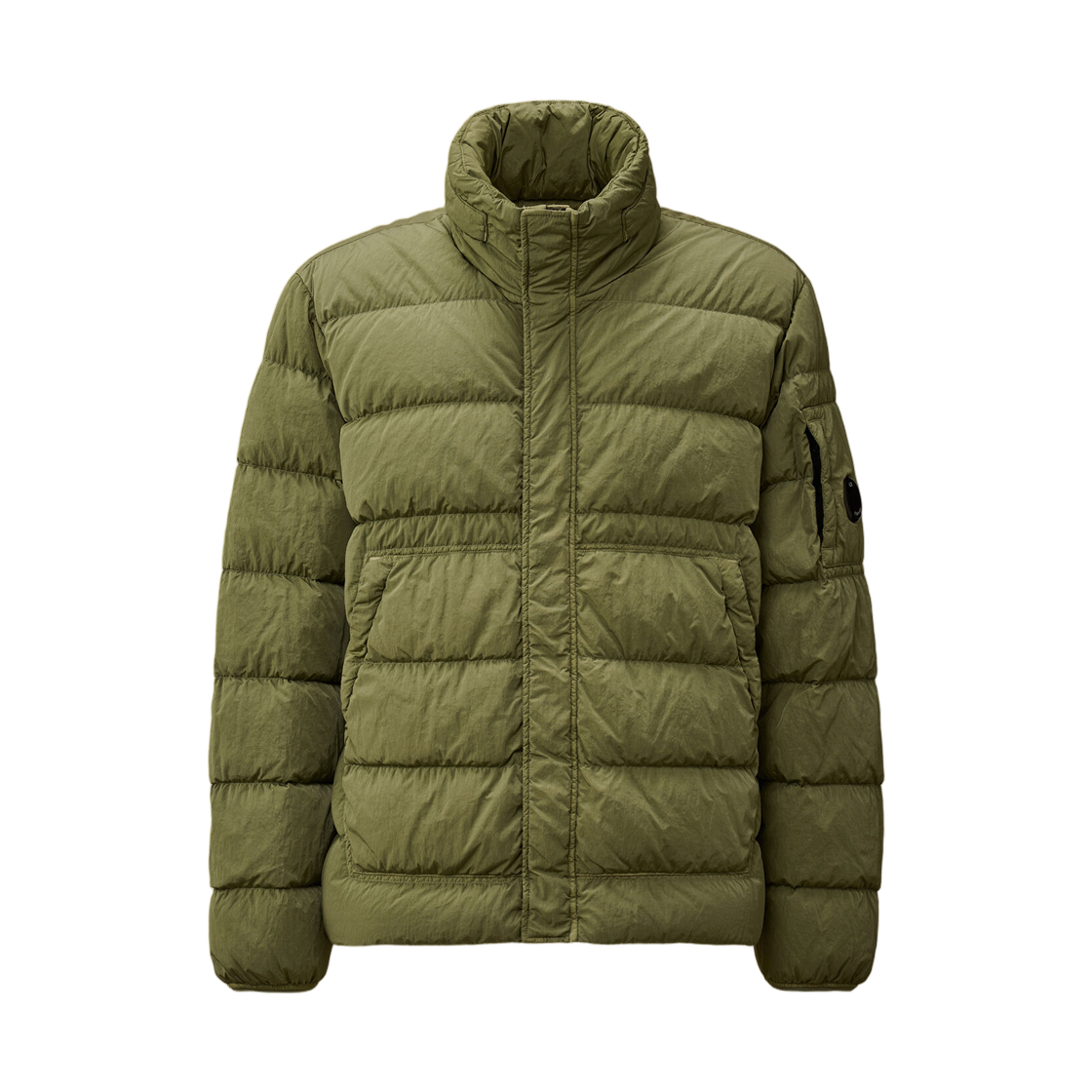 19CMOW012A005904G612 C.P. Company Chrome-R Down Jacket Green Banana - 25FW