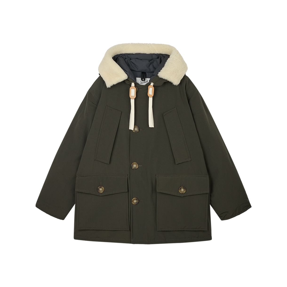 KM5DOTBWR06RG Woolrich Arctic Classic Fit Parka Charcoal - 25FW