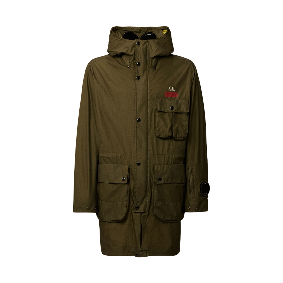 C.P. 컴퍼니 고어텍스 G-타입 롱 밀레 자켓 엘름우드 그린 - 25FW(C.P. Company Gore G-Type Long Mille Jacket Elmwood Green - 25FW) - 1