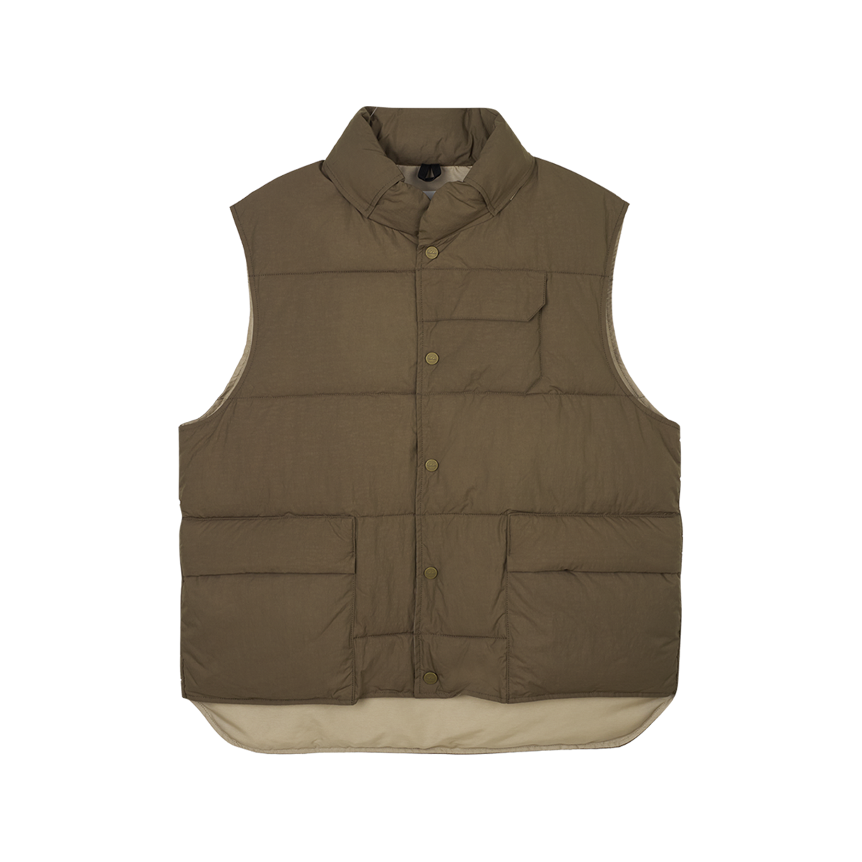 KM5DOTVWR05BR Woolrich Nylon Padded Mt.Vest Brown - 25FW