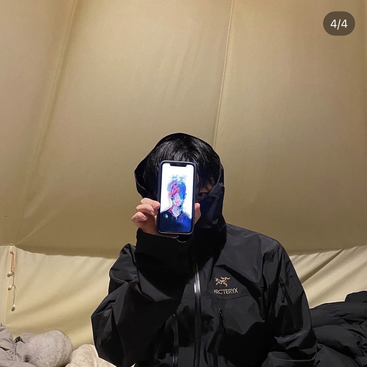 Arc'teryx Alpha SV Jacket 24K Black 착용 스타일