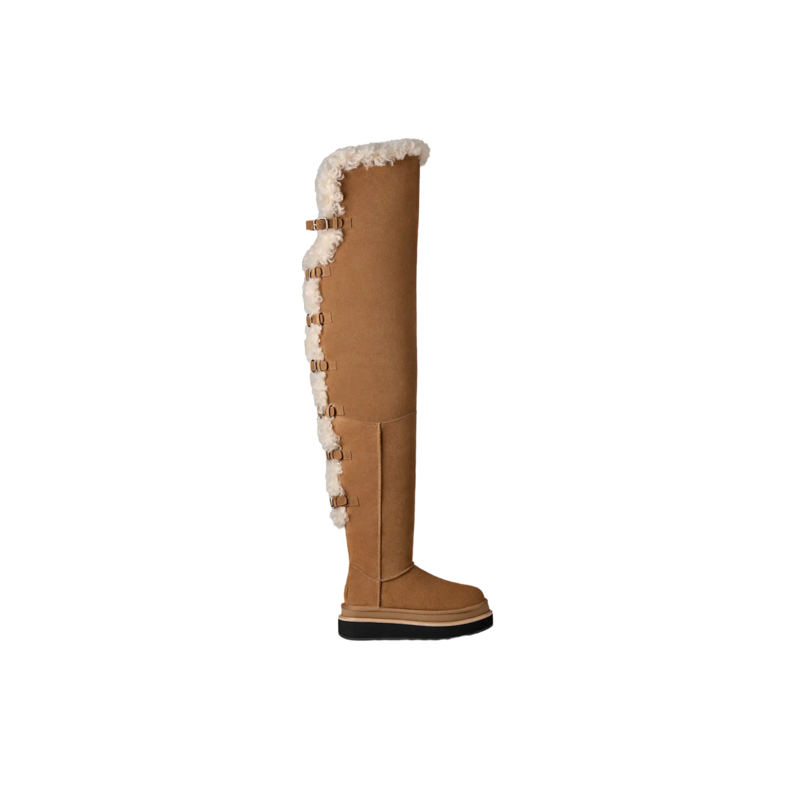 (W) 어그 x 사카이 타이 하이 부츠 체스트넛((W) UGG x Sacai Thigh High Boot Chestnut) - 1