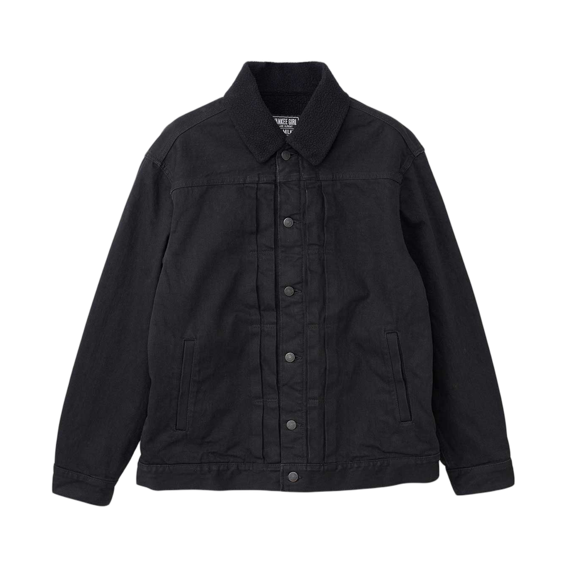 02253AB11 Hysteric Glamour Boa Denim Jacket Black