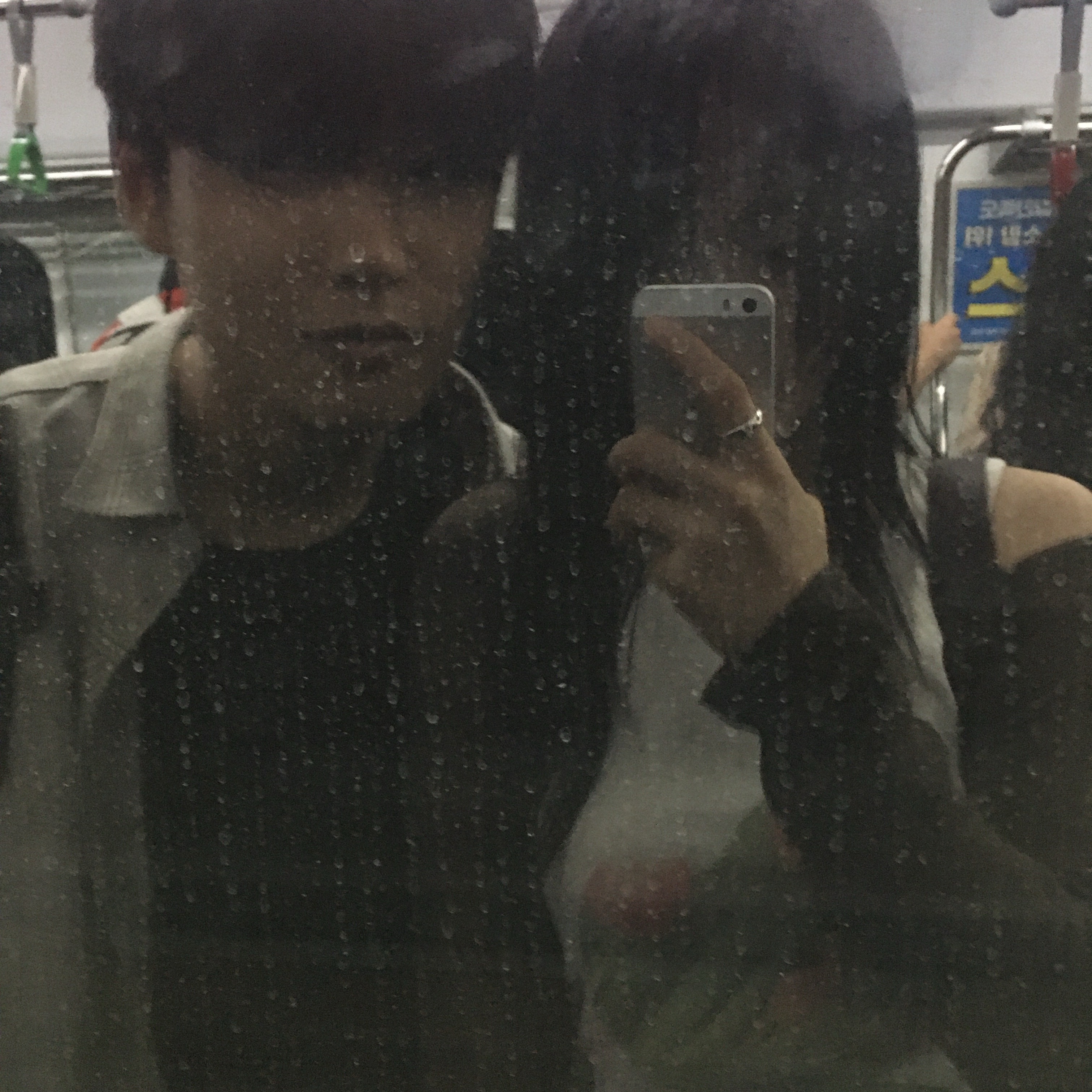 Sansan Gear Logo Beanie Charcoal - 24FW 착용 스타일 - 4