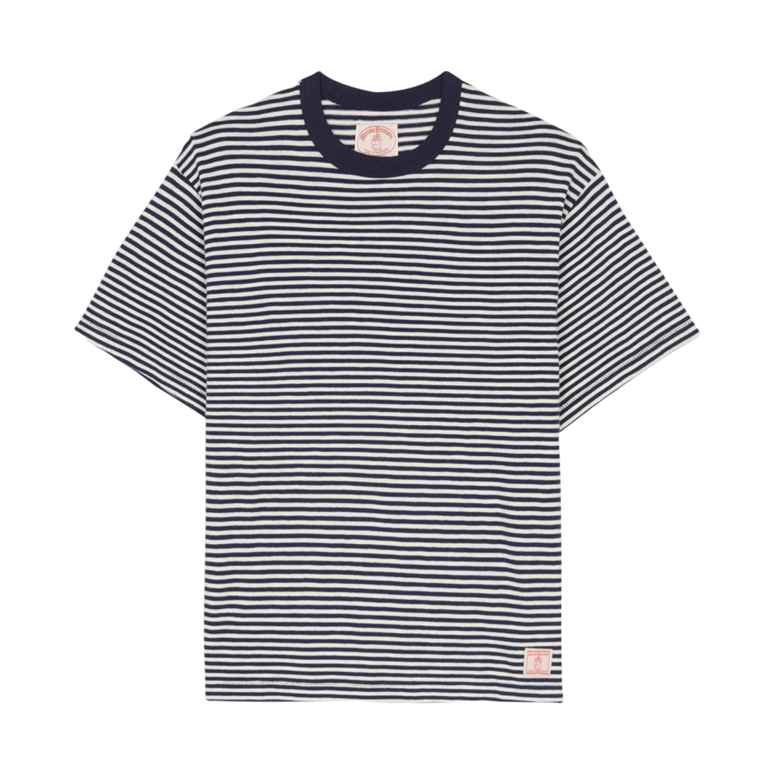 브룩스 브라더스 x 브레인 데드 캘리포니아 스트라이프 숏슬리브 티셔츠 네이비(Brooks Brothers x Brain Dead California Stripe Short Sleeve T-Shirt Navy)