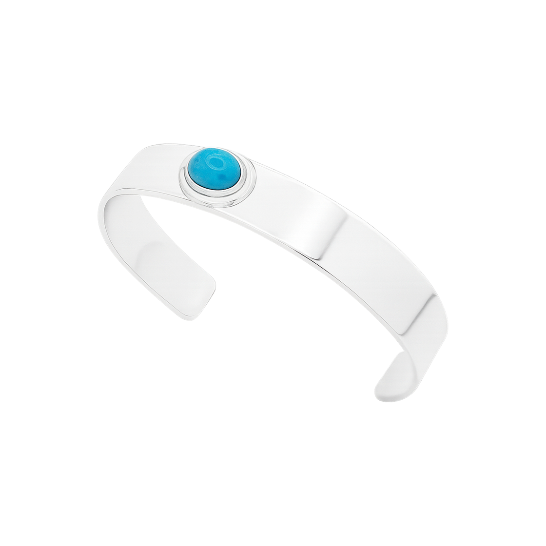 BSVTQ1TEB Bőr Turquoise Eye Bangle