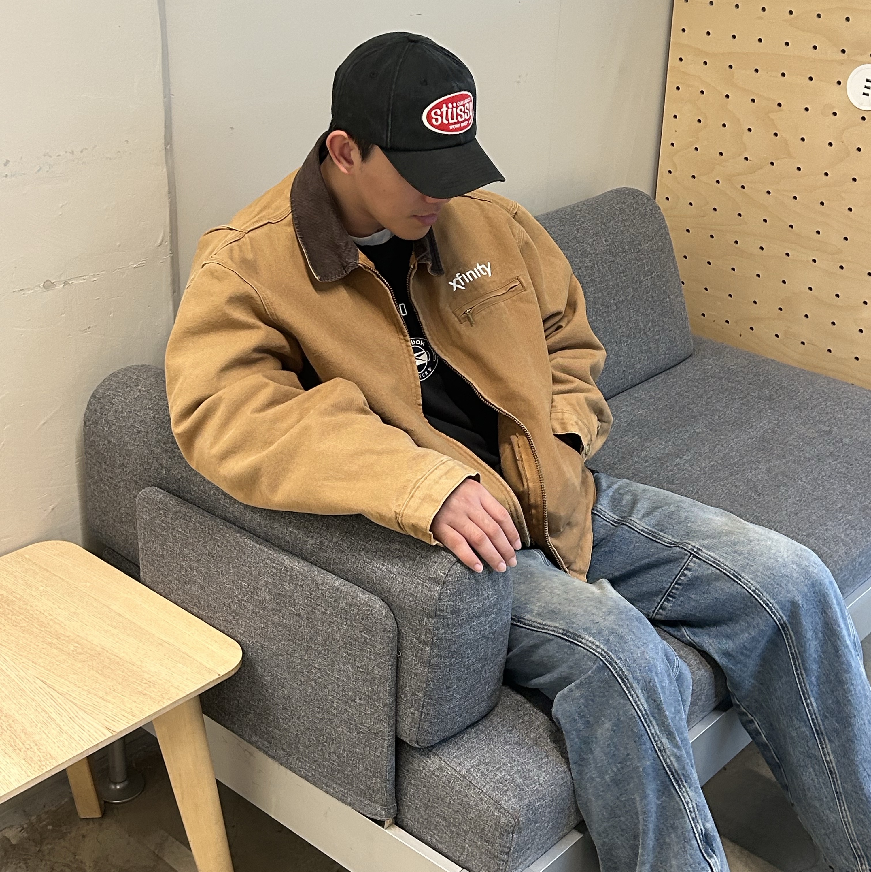Stussy x Our Legacy Work Shop Mid-depth Cap Black, Kasina x Timberland 6 In Premium Vibram Gtx Wheat - Wide 착용 스타일 - 3