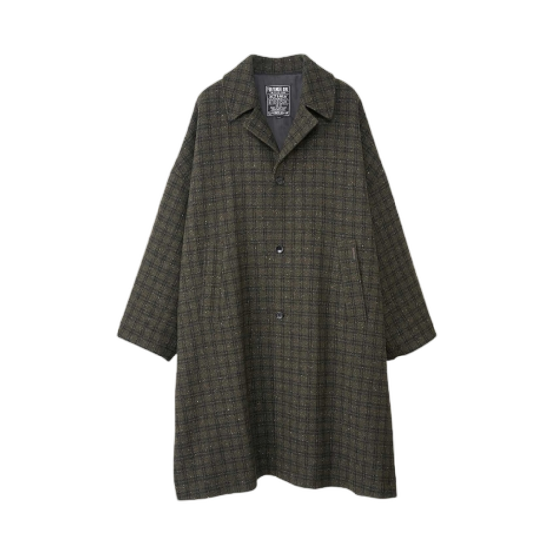 02253AC02 Hysteric Glamour Blank Embroidered Chester Coat Green