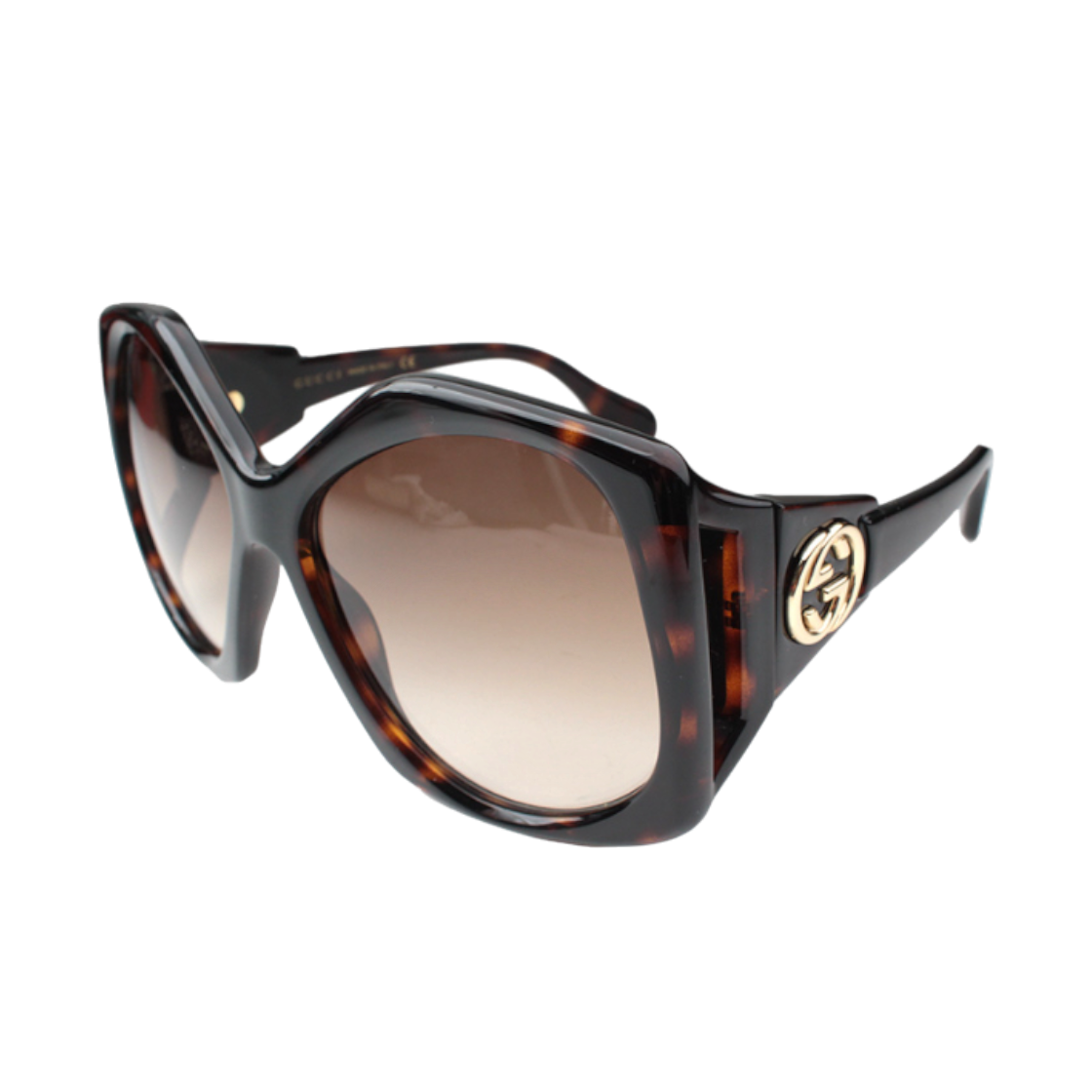 ITK6L2P4G7IA Gucci Black Pattern Pentagram Sunglasses