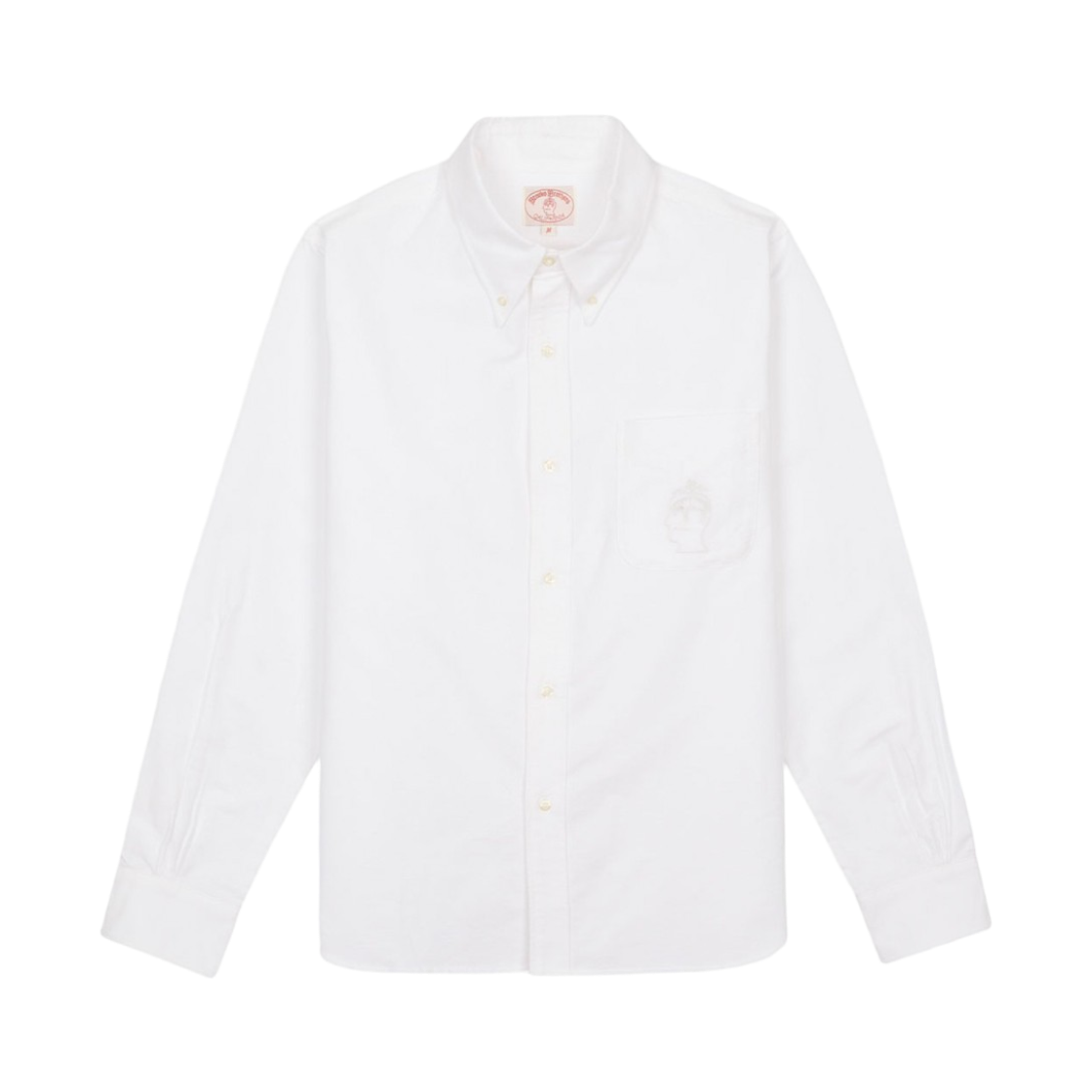 BBTHMMF512ZWH Brooks Brothers x Brain Dead California Selvedge Oxford Button Up Shirt White