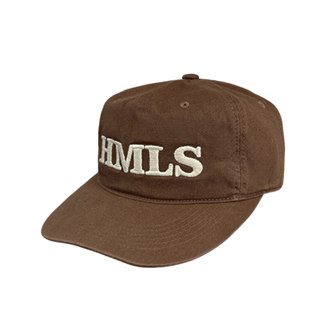 HV5H_BN Hommless HMLS Vintage 5 Panel Hat Brown
