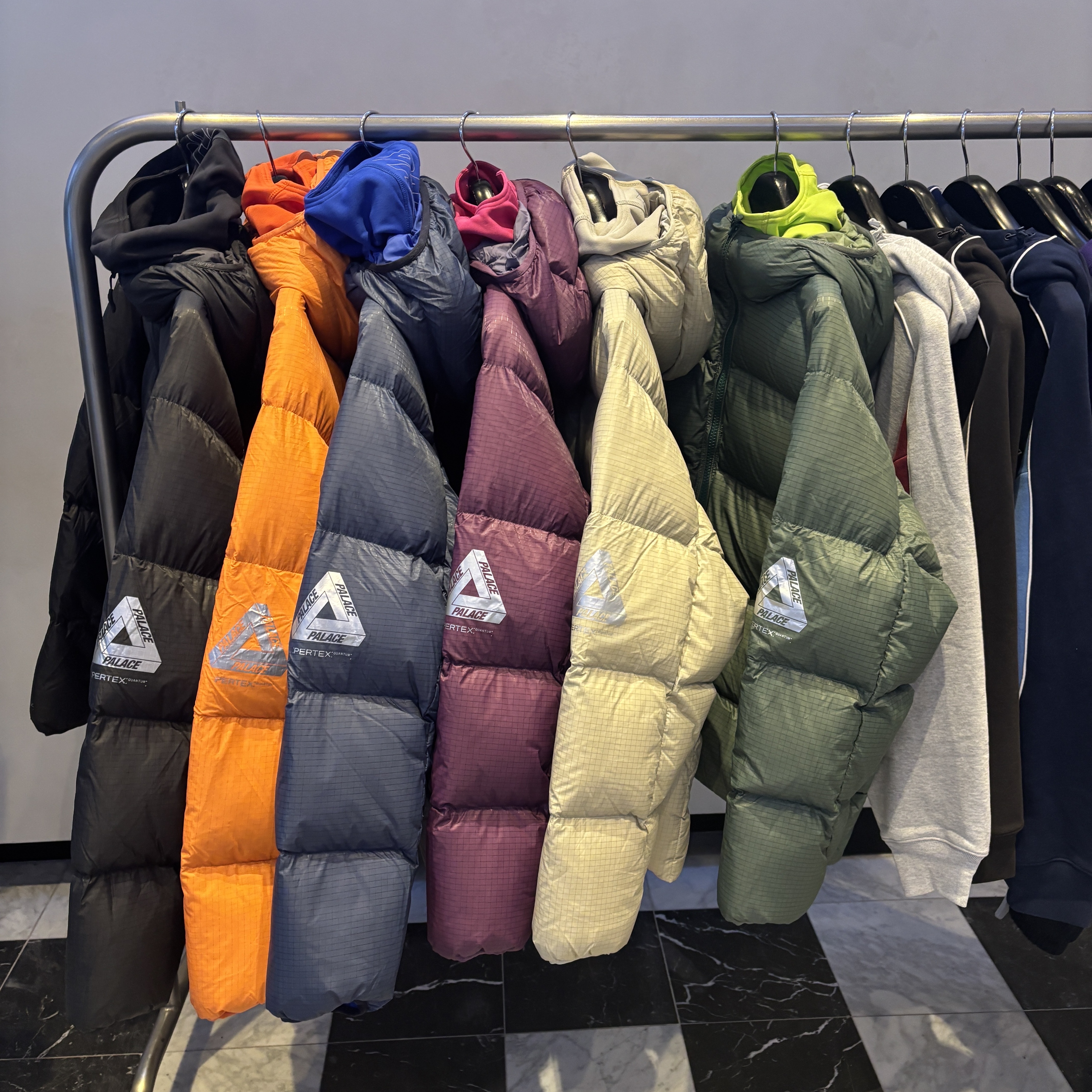 Palace Pertex Quantum RS Puffa Black - 25FW 착용 스타일