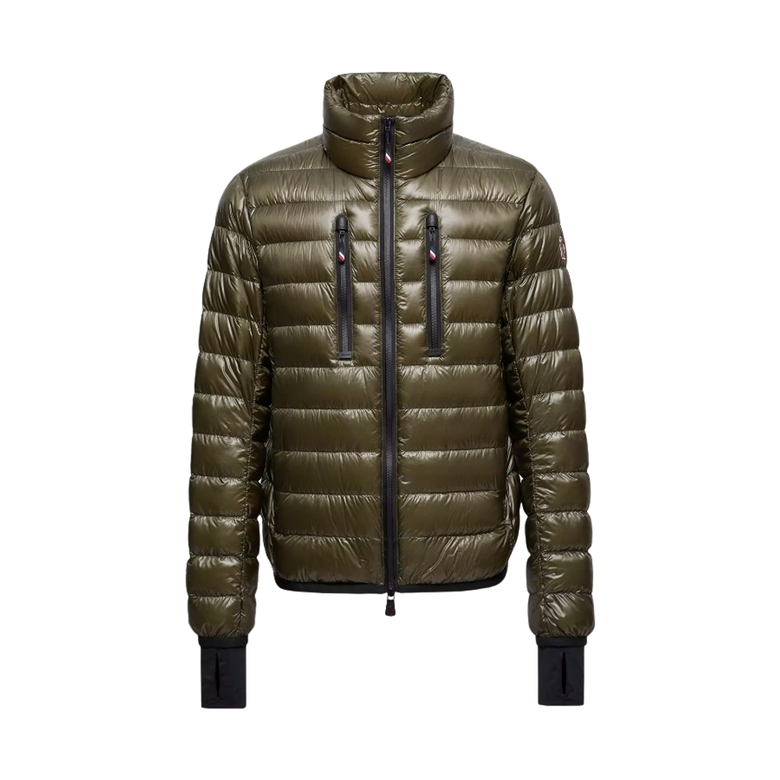 K2-097-1A00048-597X6-23I Moncler Grenoble Hers Packable Down Ski Jacket Olive Green - 25FW