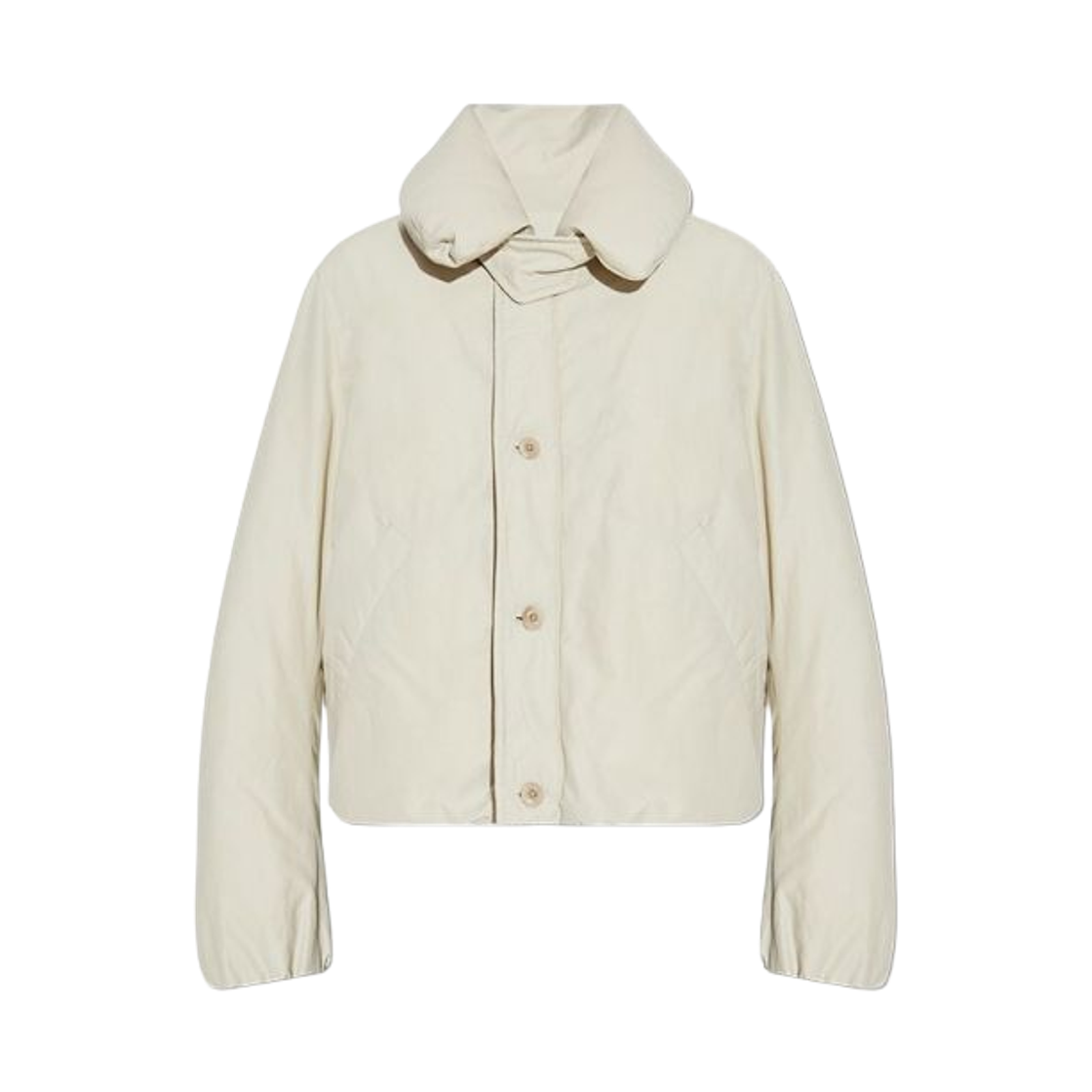 (W) 르메르 숏 퍼퍼 블루종 본((W) Lemaire Short Puffer Blouson Bone)