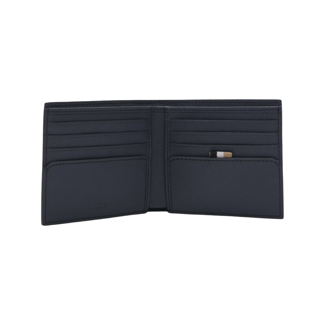 휴고 보스 로고 레더 월렛 다크 블루(Hugo Boss Logo Leather Wallet Dark Blue) - 2