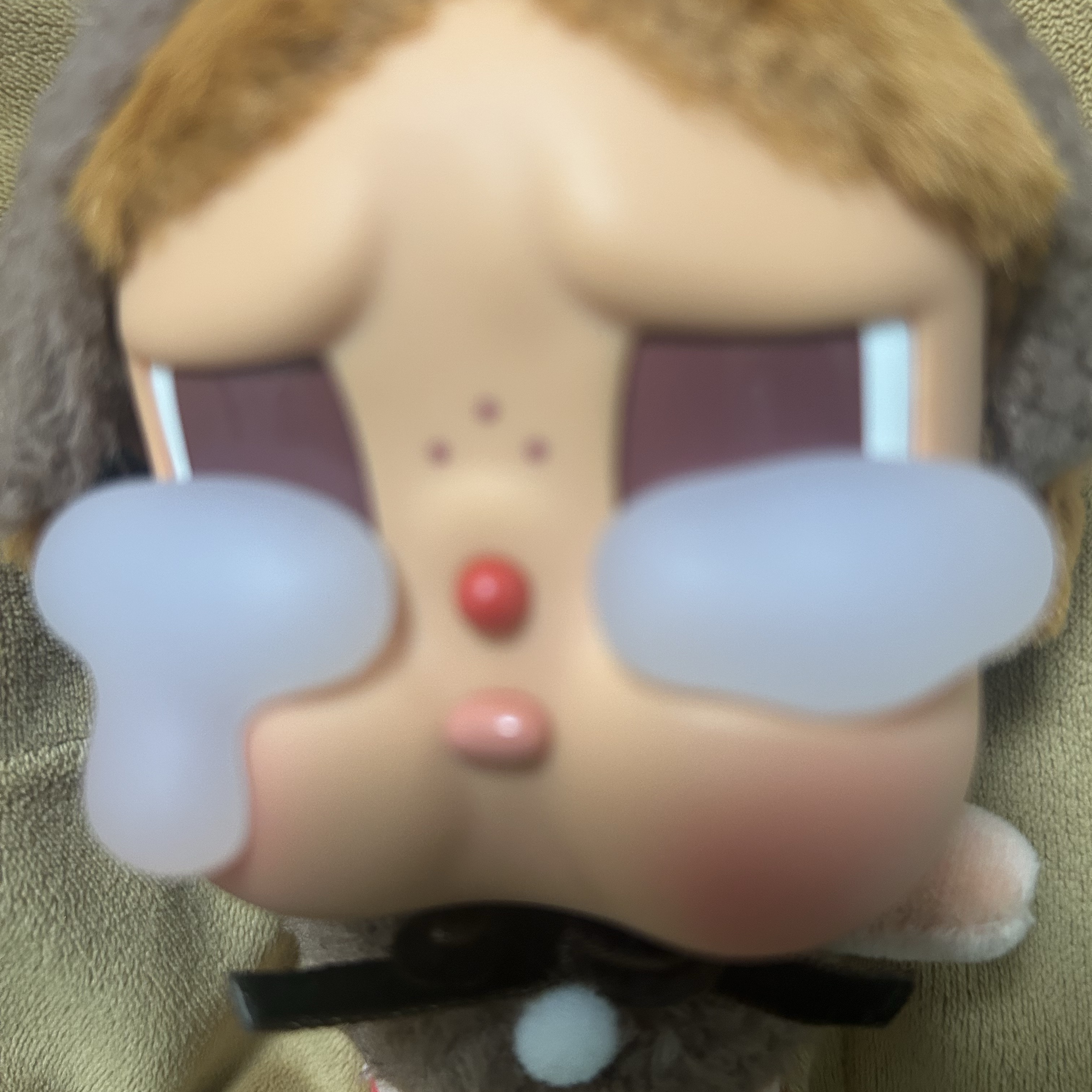 Pop Mart Crybaby Crying Again Series Plush Keyring Sealed Case (1 Blind Box) 착용 스타일
