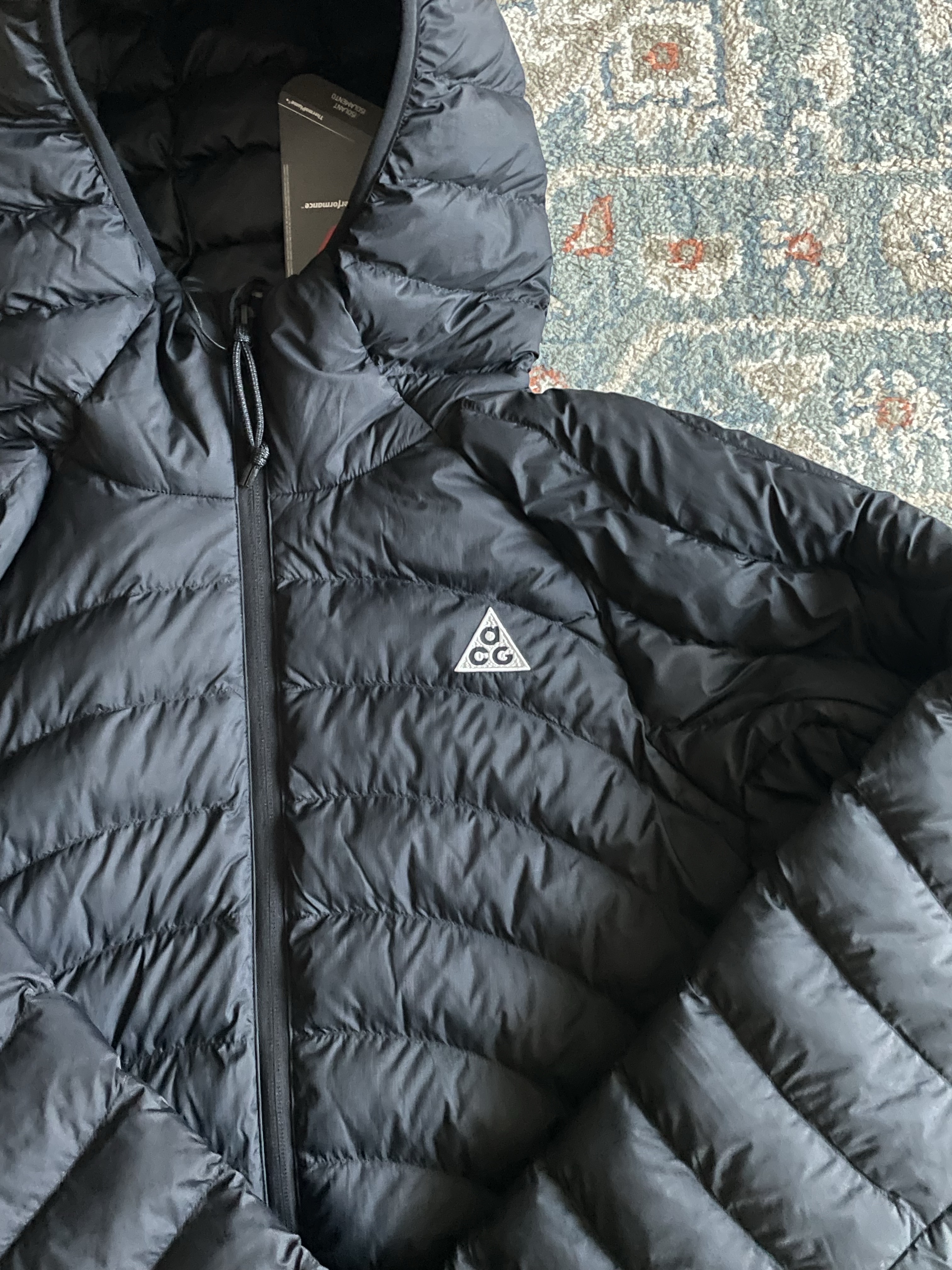 Nike ACG Lava Flow Therma-Fit ADV Jacket Black Summit White - Asia 착용 스타일 - 3