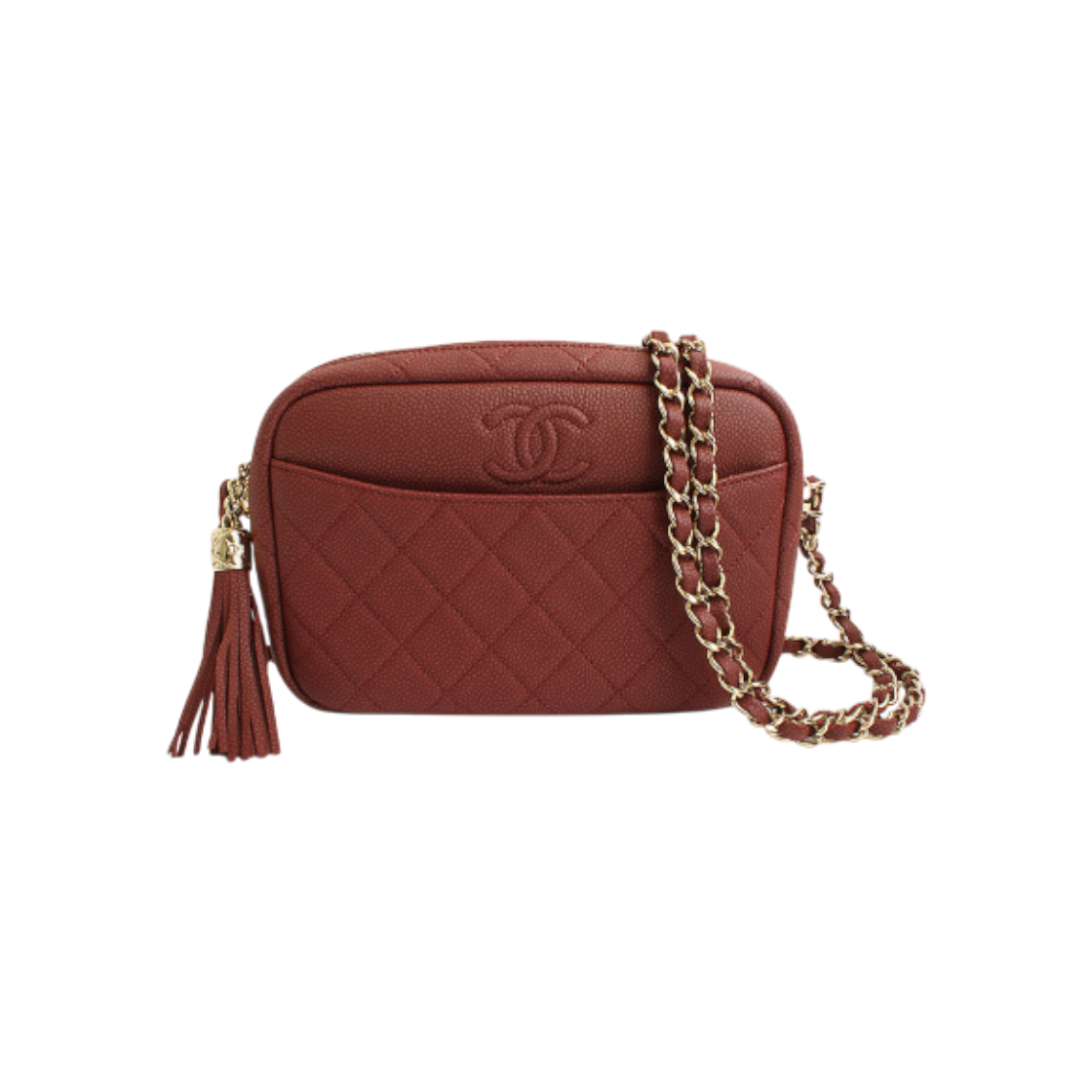 샤넬 로즈브라운 소프트 캐비어 금장 카메라 크로스백 (26번대)(Chanel Rose Brown Soft Caviar Gold Hardware Camera Crossbody Bag (26 Series))