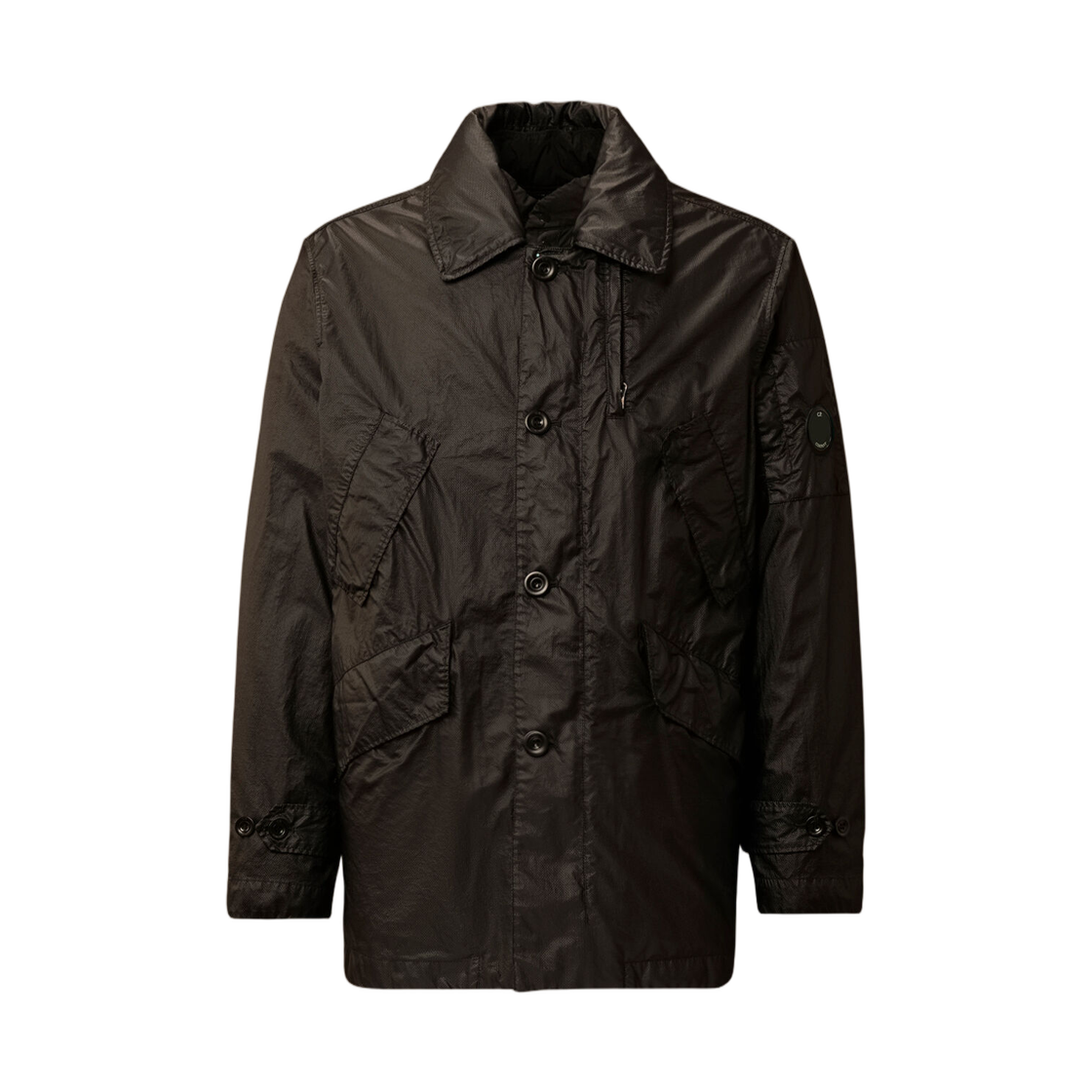C.P. 컴퍼니 오팔 후드 렌즈 자켓 블랙 - 25FW(C.P. Company Opal Hooded Lens Jacket Black - 25FW) - 1