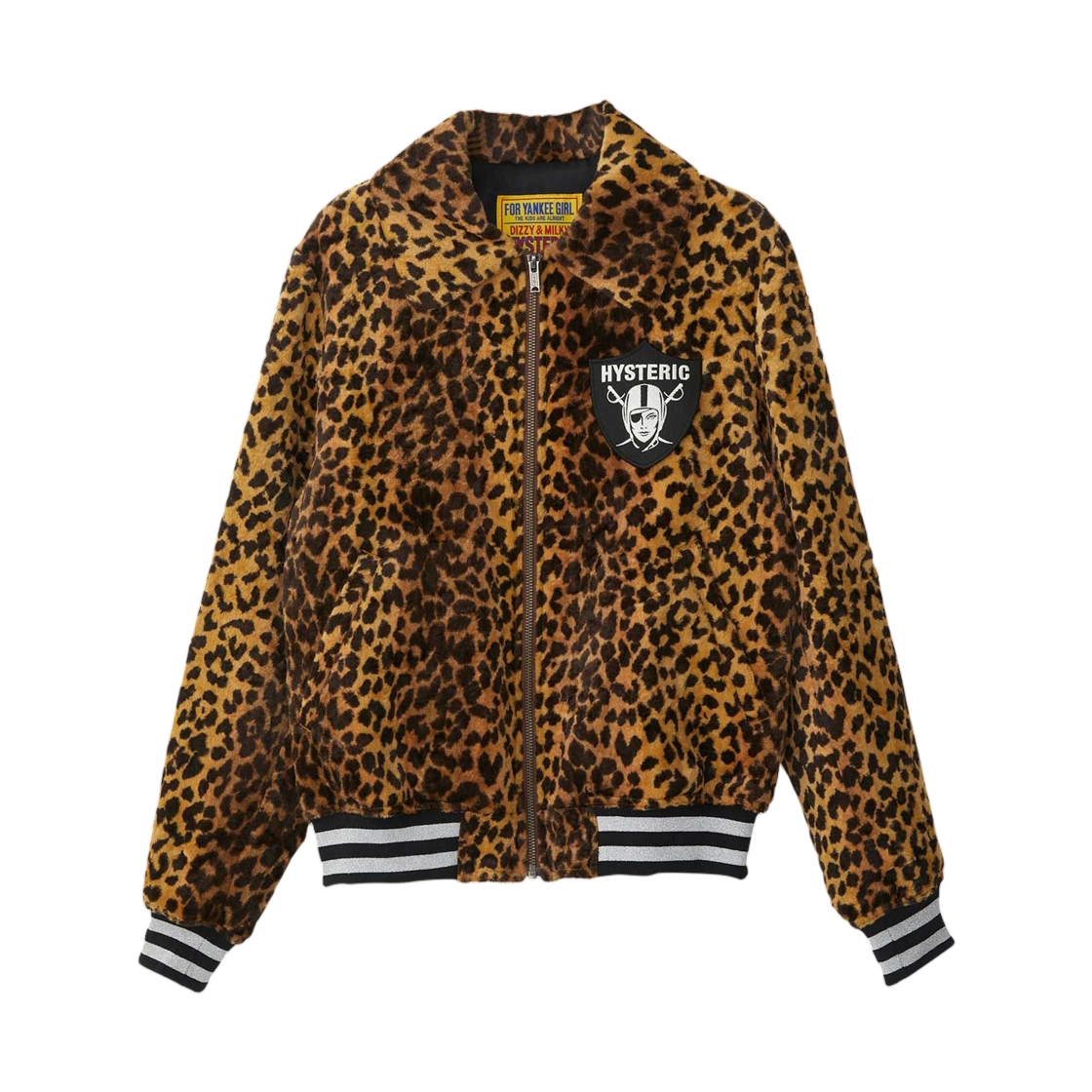 01253AB04 (W) Hysteric Glamour Woman Pirate Patch Blouson Brown