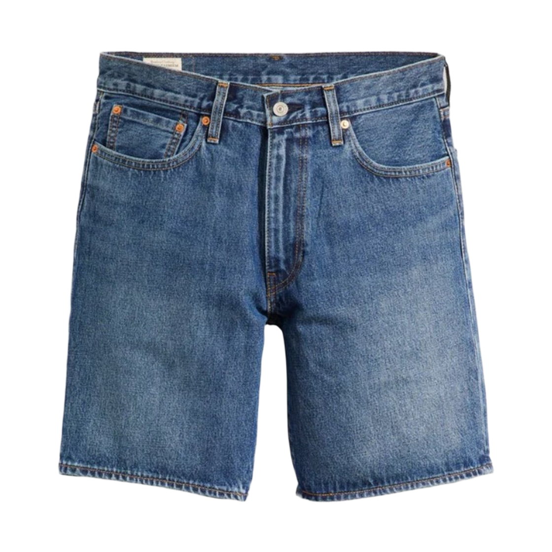 리바이스 468 루즈 스트레이트 쇼츠 다크 워시(Levi's 468 Loose Straight Shorts Dark Wash)