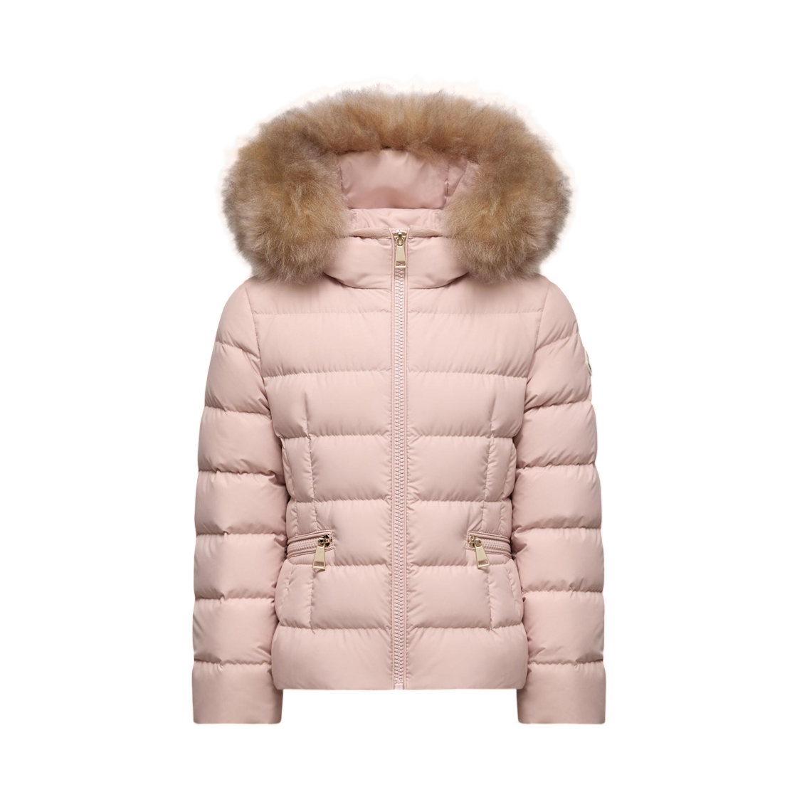 (키즈) 몽클레르 보데트 후드 시어링 트리밍 다운 자켓 라이트 핑크 - 25FW((Kids) Moncler Boedette Hooded Shearling-Trimmed Down Jacket Light Pink - 25FW) - 1