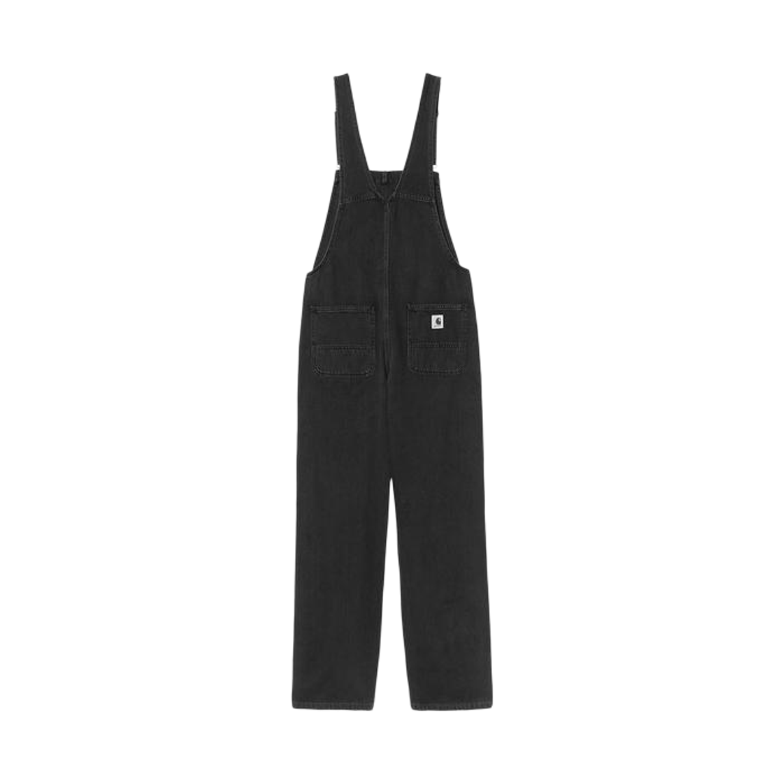 (W) 칼하트 WIP 빕 오버롤 스트레이트 블랙 스톤 워시드((W) Carhartt WIP Bib Overall Straight Black Stone Washed) - 2