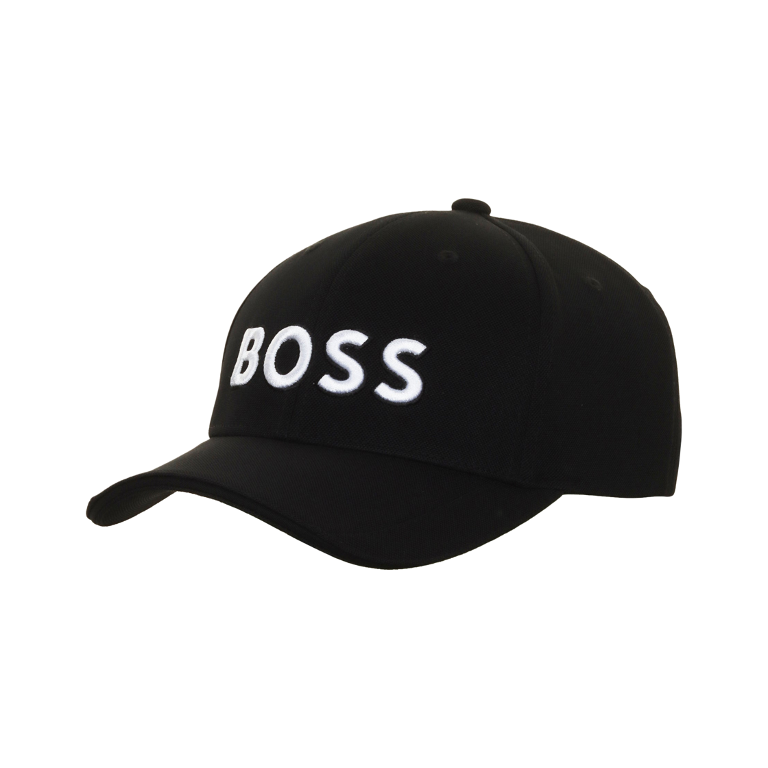 50519247-006 Hugo Boss Knitted Pique Six Panel Cap with Embroidered Logo Black