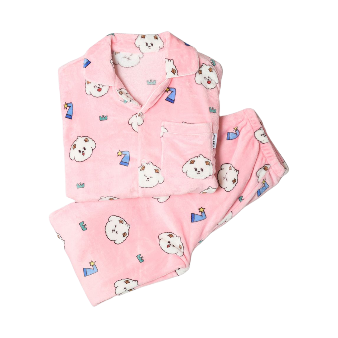 스파오 x 뿔바투 파자마 세트 핑크(Spao x Ppulbatu Pajama Set Pink)