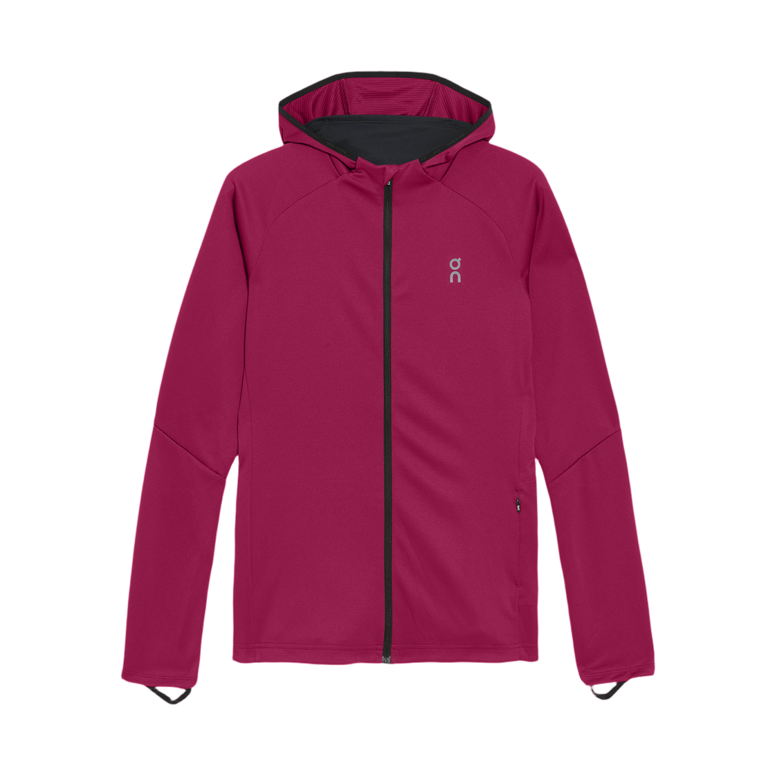 1WE10333538 (W) On Running Climate Zip Hoodie Grenadine