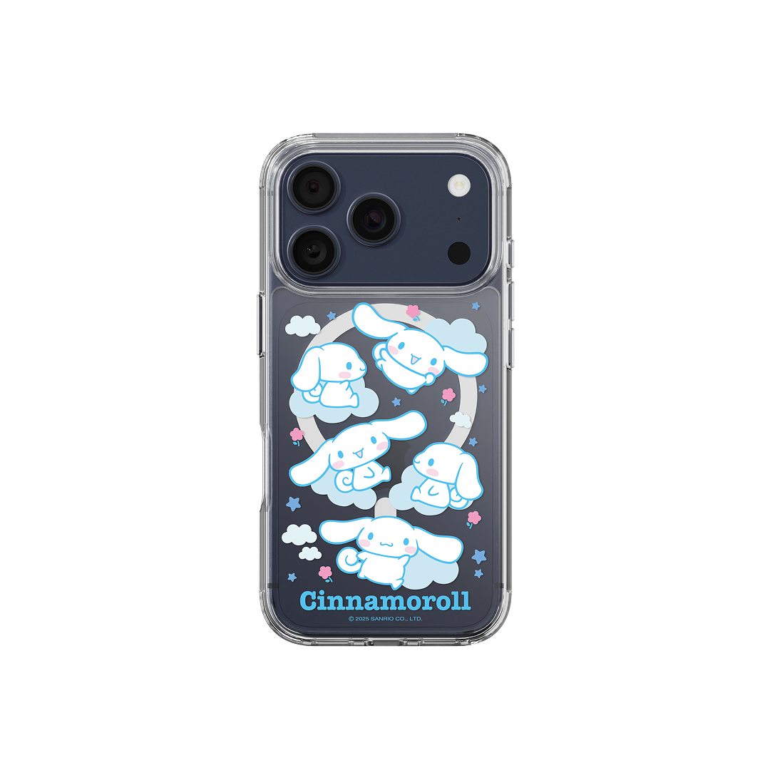 에스엘비에스 시나모롤 패턴 맥세이프 케이스 for iPhone 17 Series(SLBS CINNAMOROLL Pattern Clear Magnet Case for iPhone 17 Series) - 2