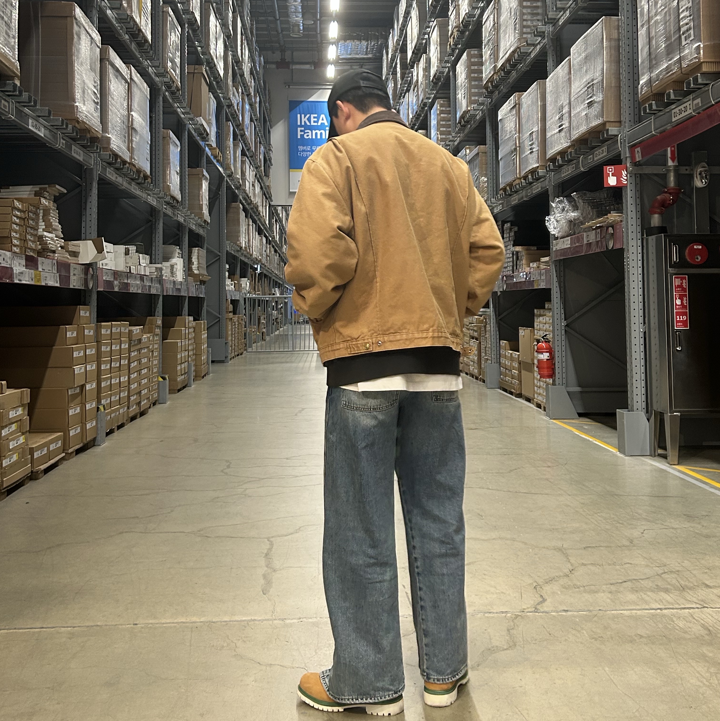 Stussy x Our Legacy Work Shop Mid-depth Cap Black, Kasina x Timberland 6 In Premium Vibram Gtx Wheat - Wide 착용 스타일 - 5