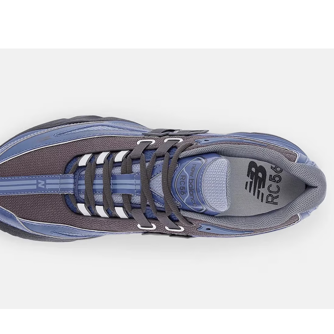 New Balance FuelCell Rebel v4 Blue Laguna Reflection - 2E Wide 착용 스타일 - 3