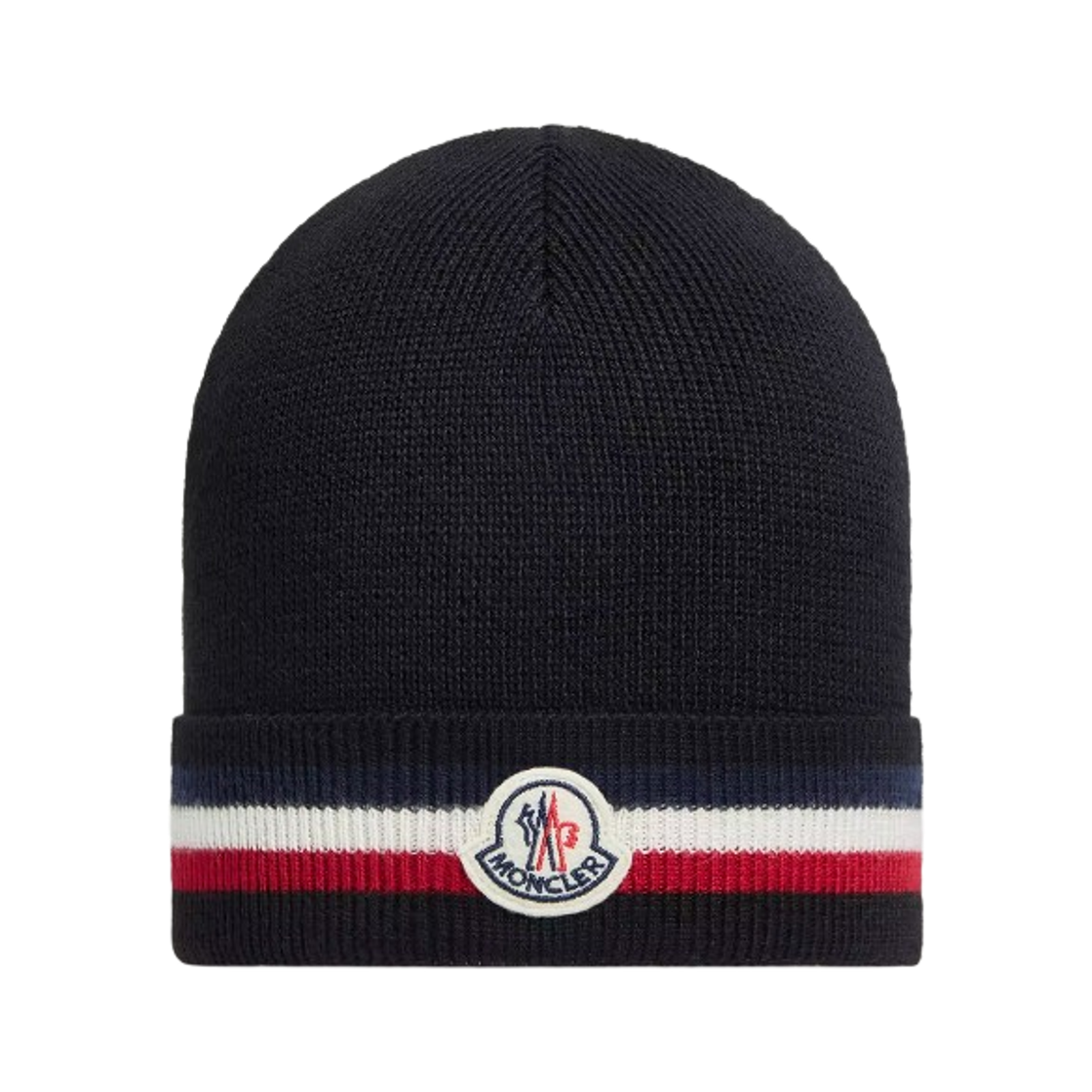 K2-091-3B00076-A9575-999 Moncler Tricolor Wool Beanie Black - 25FW