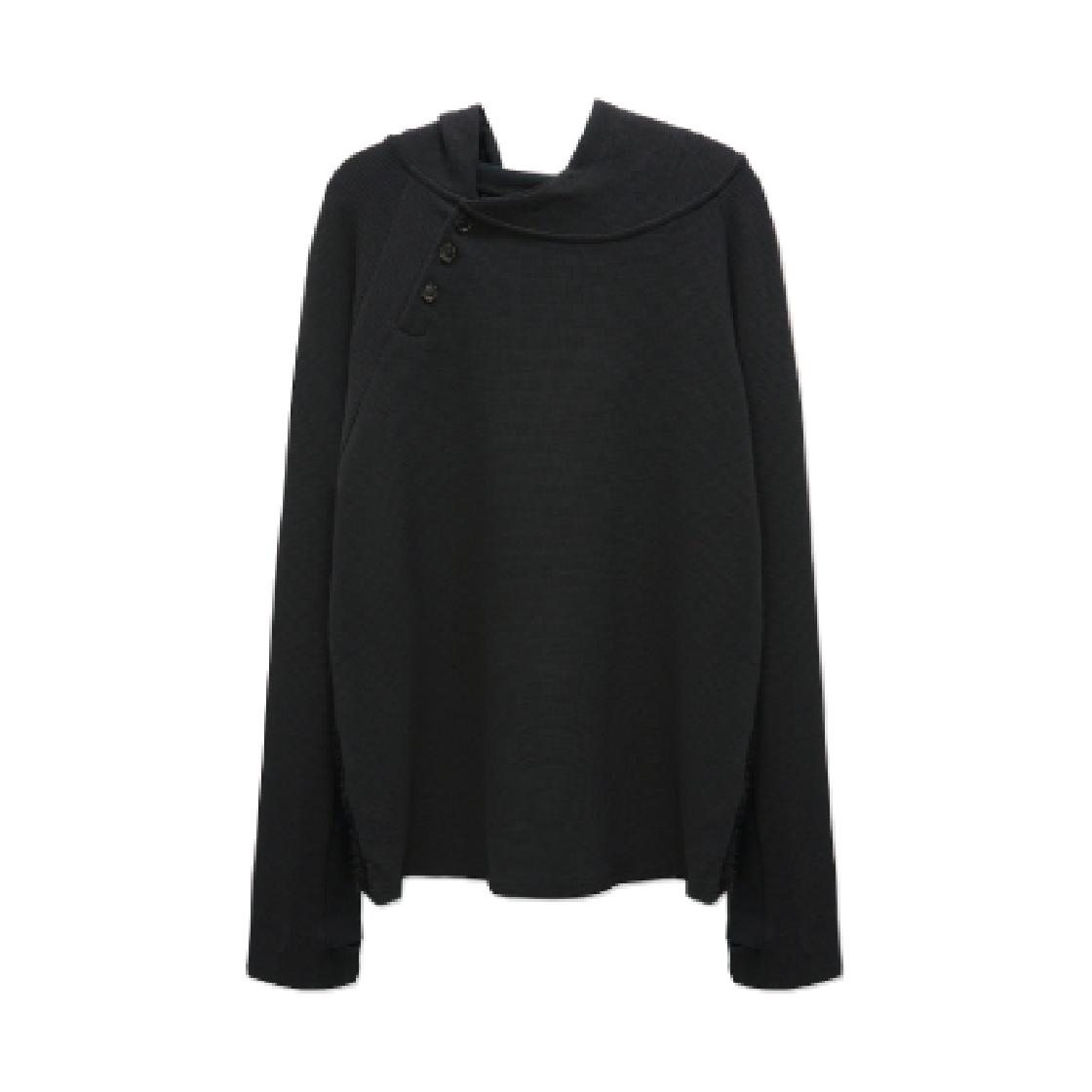 이그노타 코어:13 버튼 후디 맨 블랙