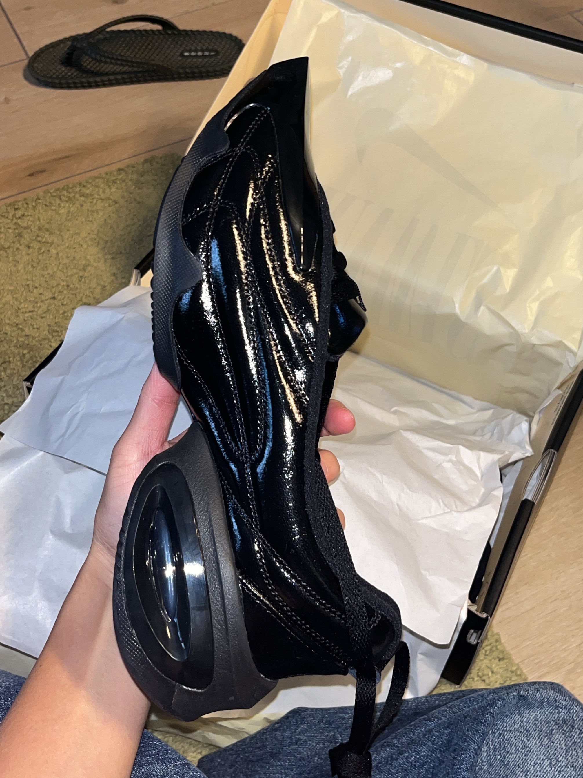 (W) Nike x Knwls Air Max Muse Noir 착용 스타일 - 1
