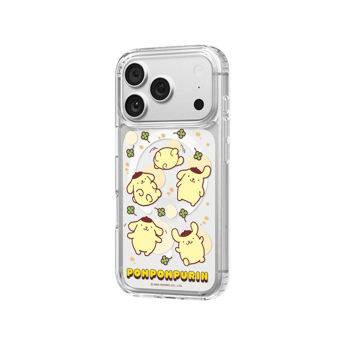 에스엘비에스 폼폼푸린 패턴 맥세이프 케이스 for iPhone 17 Series(SLBS POMPOMPURIN Pattern Clear Magnet Case for iPhone 17 Series) - 3