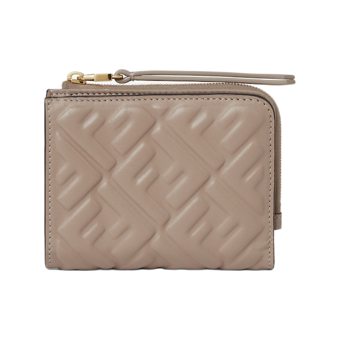 8M0519AAJDF0E65 Fendi Slim Baguette Wallet Dove Grey