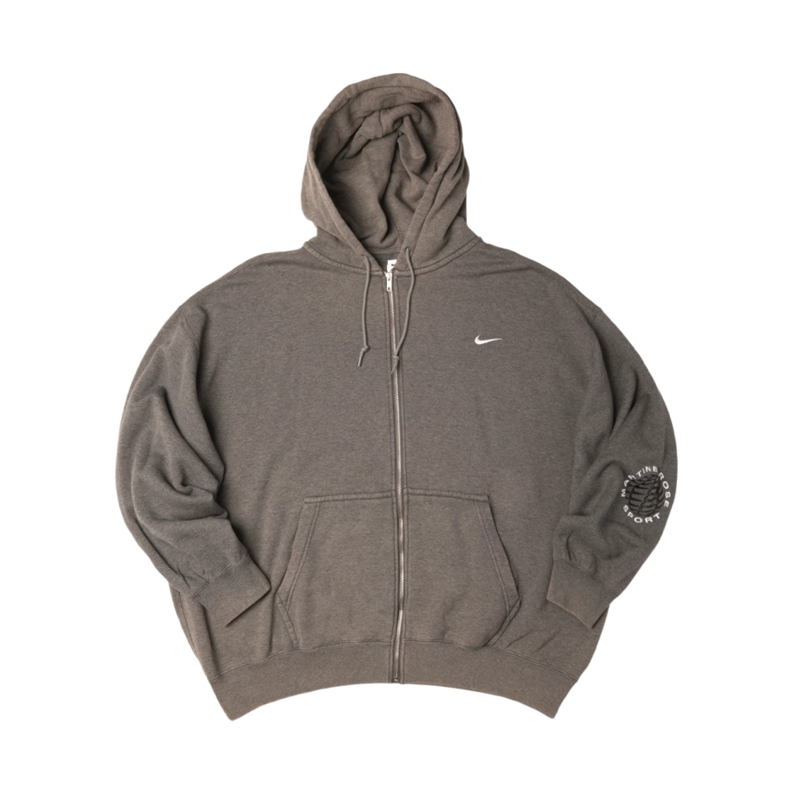 나이키 x 마틴 로즈 풀집 후드 차콜 헤더 (HM9029-002)(Nike x Martine Rose Full-Zip Hoodie Charcoal Heather (HM9029-002))