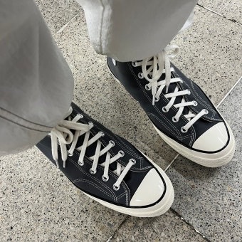 Converse Chuck 70 Ox Black - Standard 착용 스타일