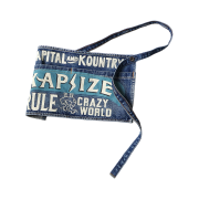 Kapital 13 oz. Denim Distressed Short Apron Kapsize Rule Processing