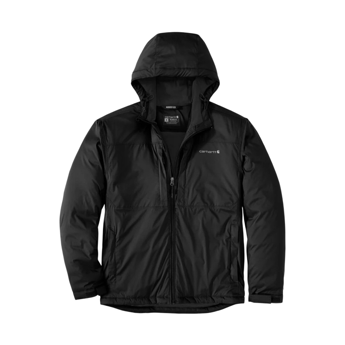 106981-N04 Carhartt Relaxed Fit Lightweight Stretch Insulated Jacket Black