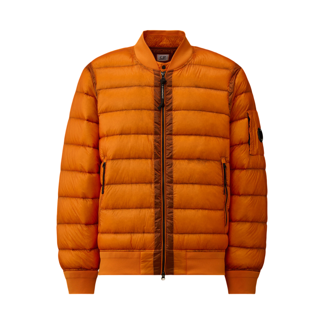 C.P. 컴퍼니 D.D. 쉘 봄버 다운 자켓 러셋 오렌지 - 25FW(C.P. Company D.D. Shell Bomber Down Jacket Russet Orange - 25FW) - 1