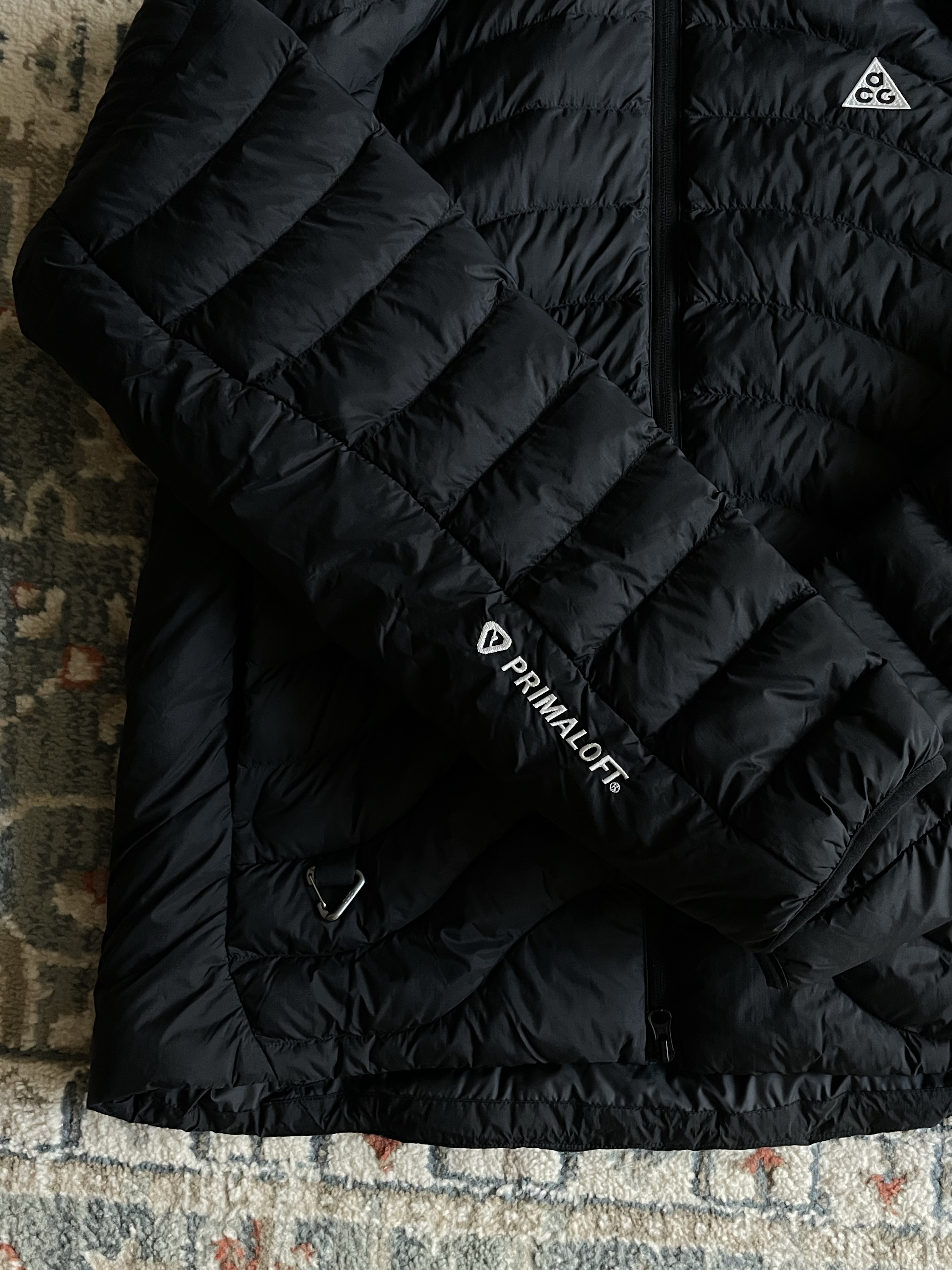 Nike ACG Lava Flow Therma-Fit ADV Jacket Black Summit White - Asia 착용 스타일 - 4